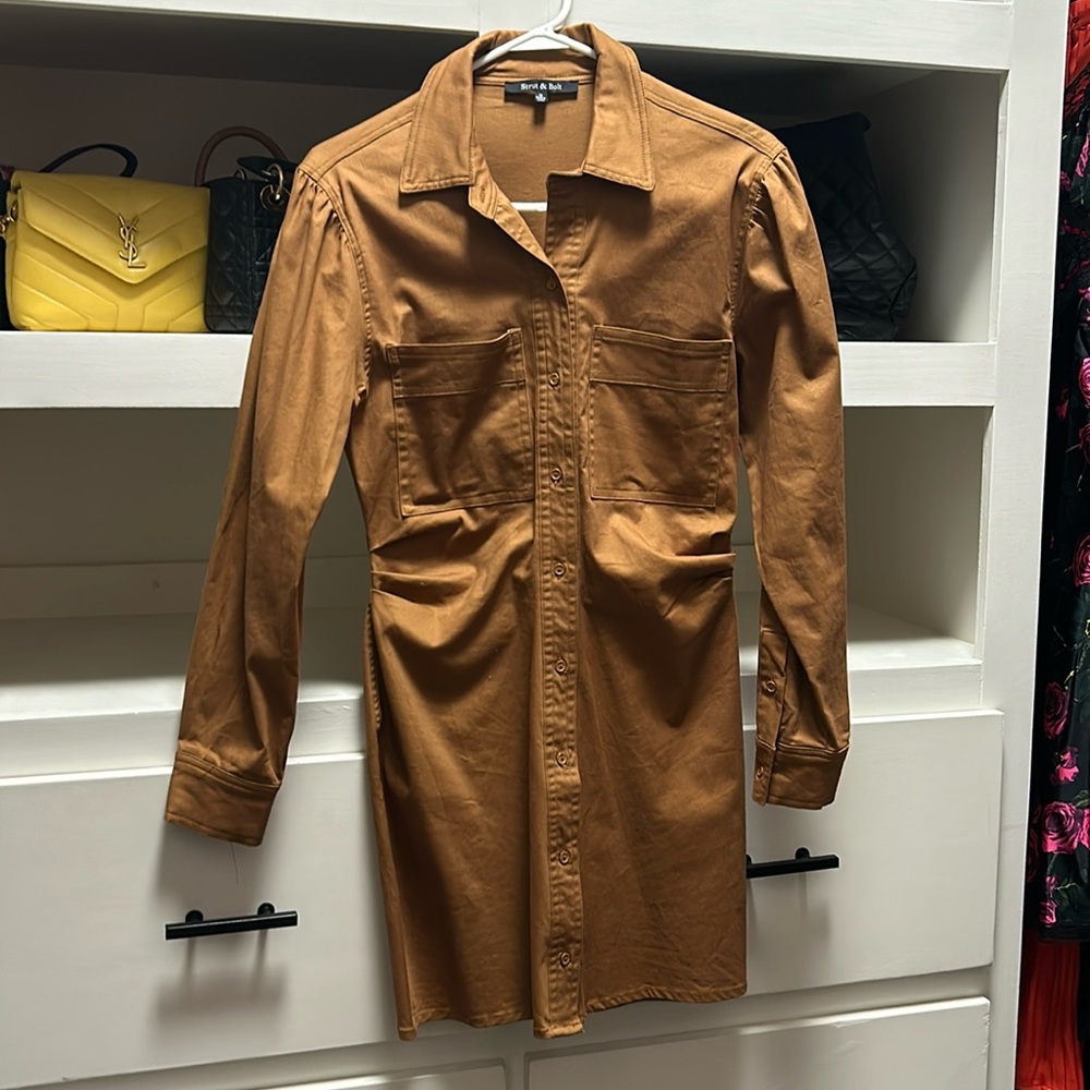 Jean mini dress